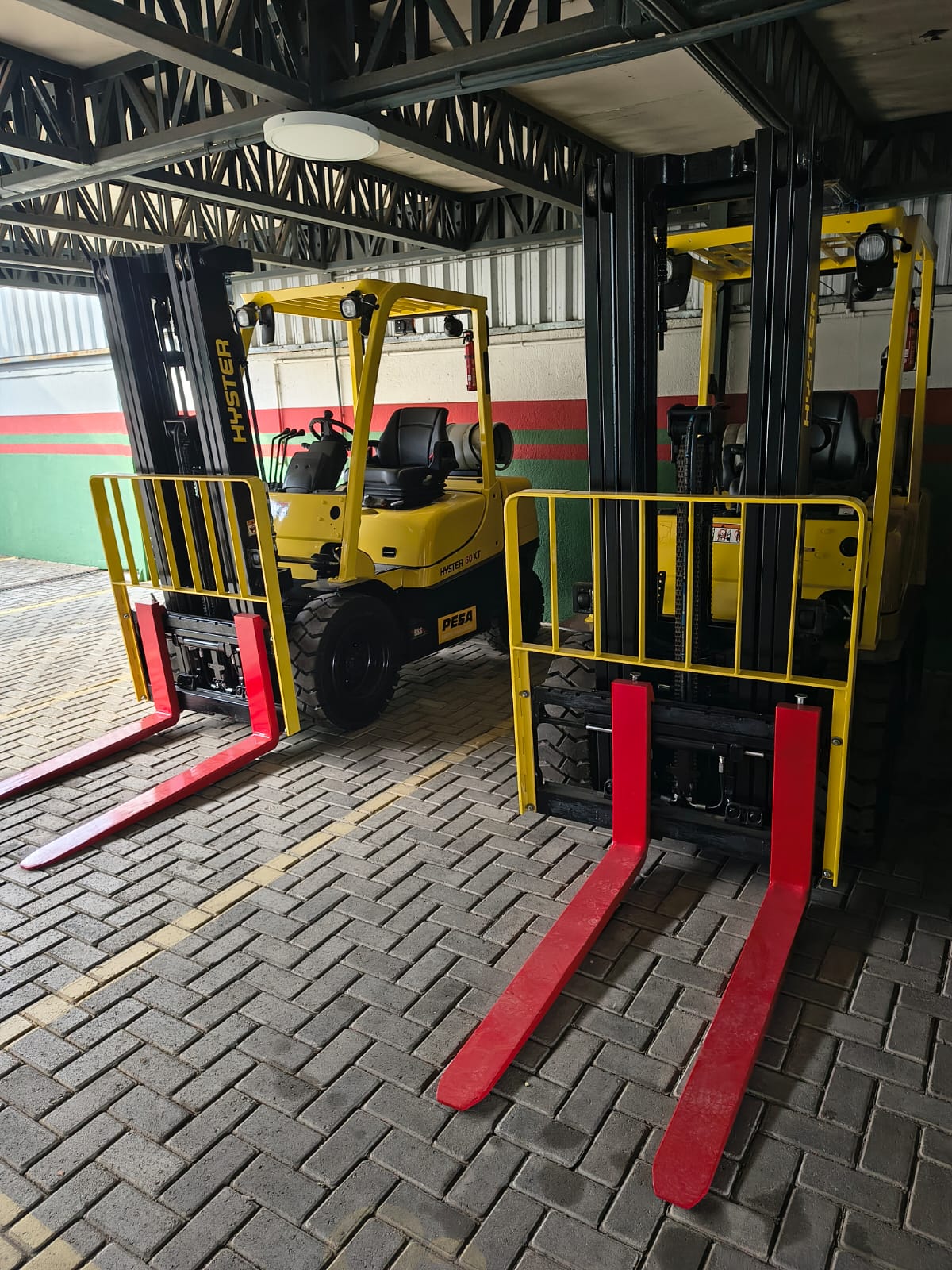 Empilhadeira Hyster H60XT da LogTec - equipamento de alta capacidade
